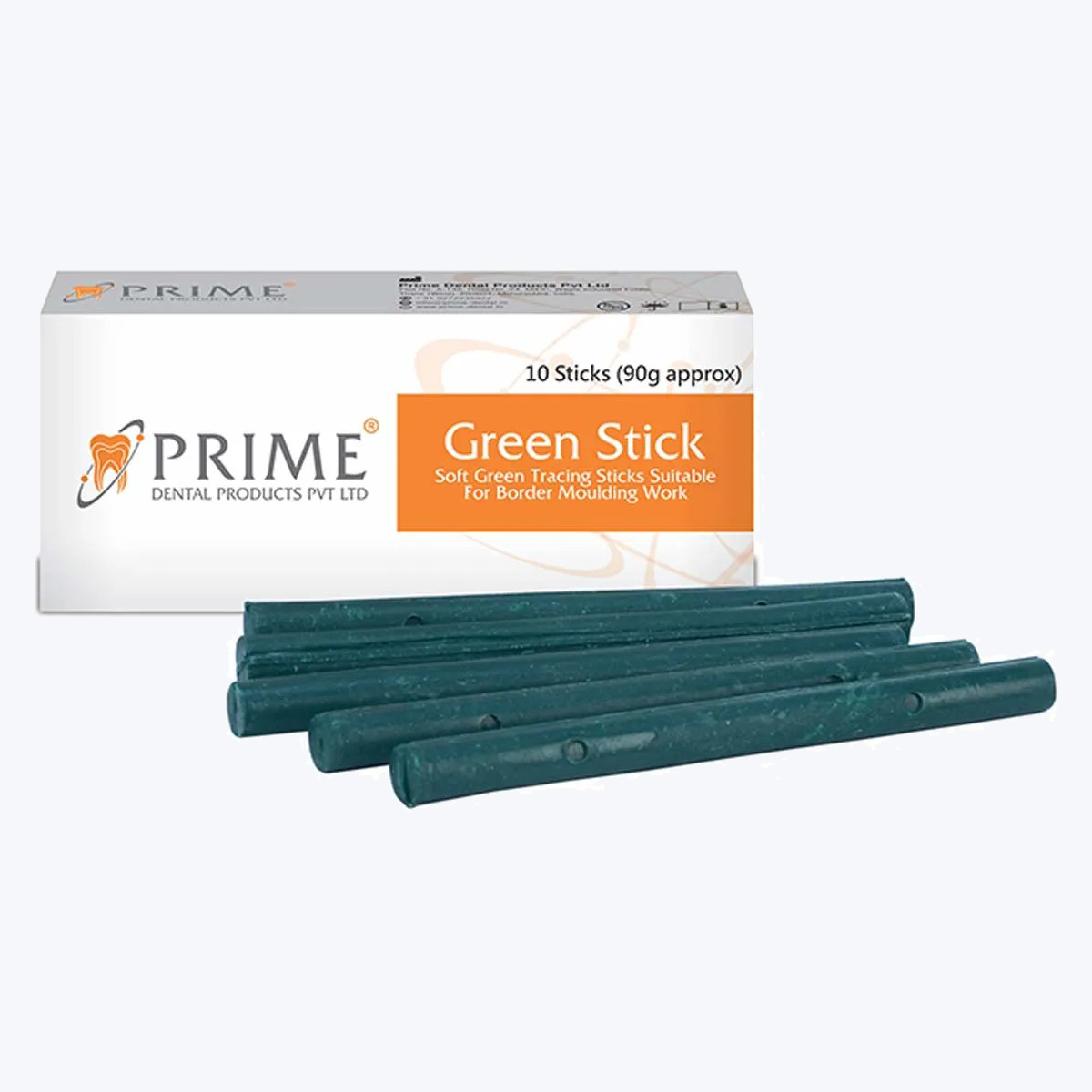 Prime Dental Green Stick (Pack Of 10)
